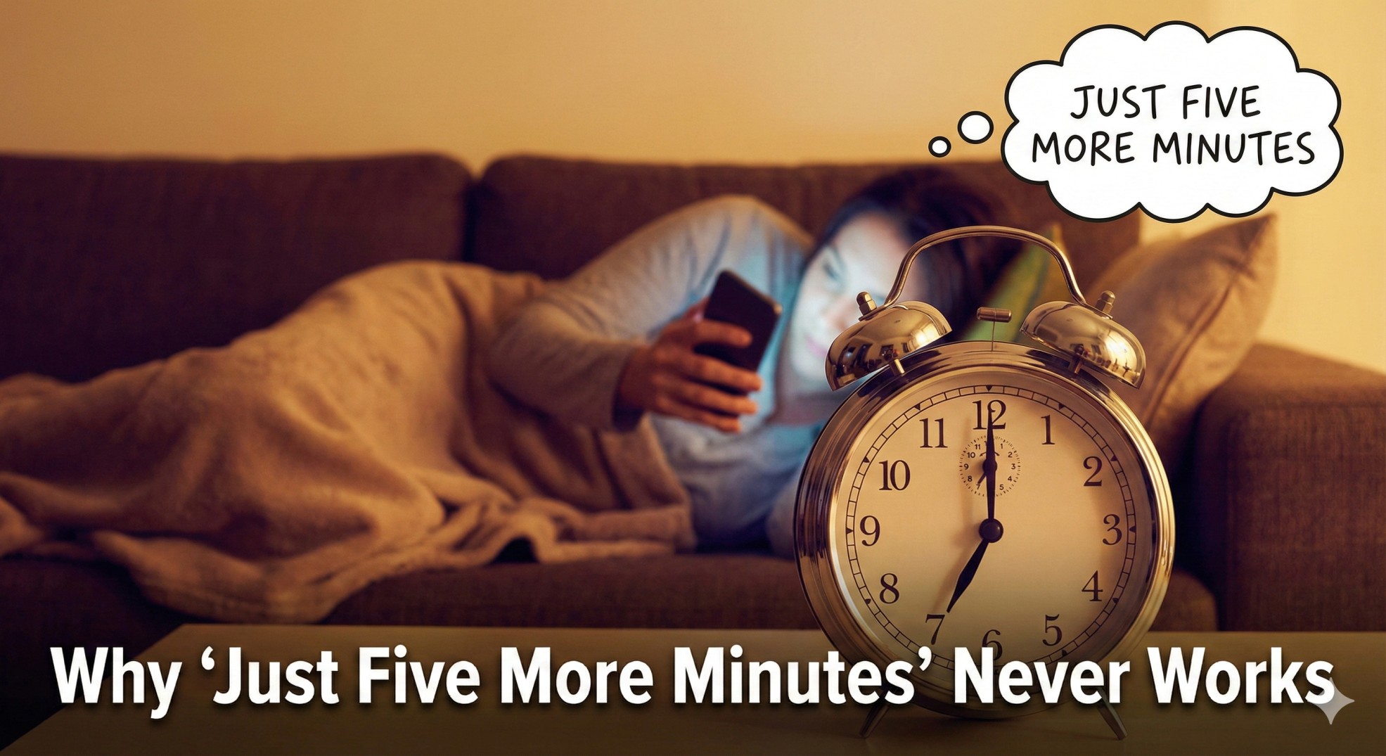 Why “Just Five More Minutes” Never Works
